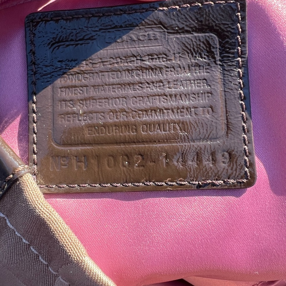 Beige Coach Tote - Picture 8 of 12